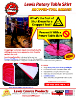 Rig Rotary Table Skirt Flyer 5-7-2014